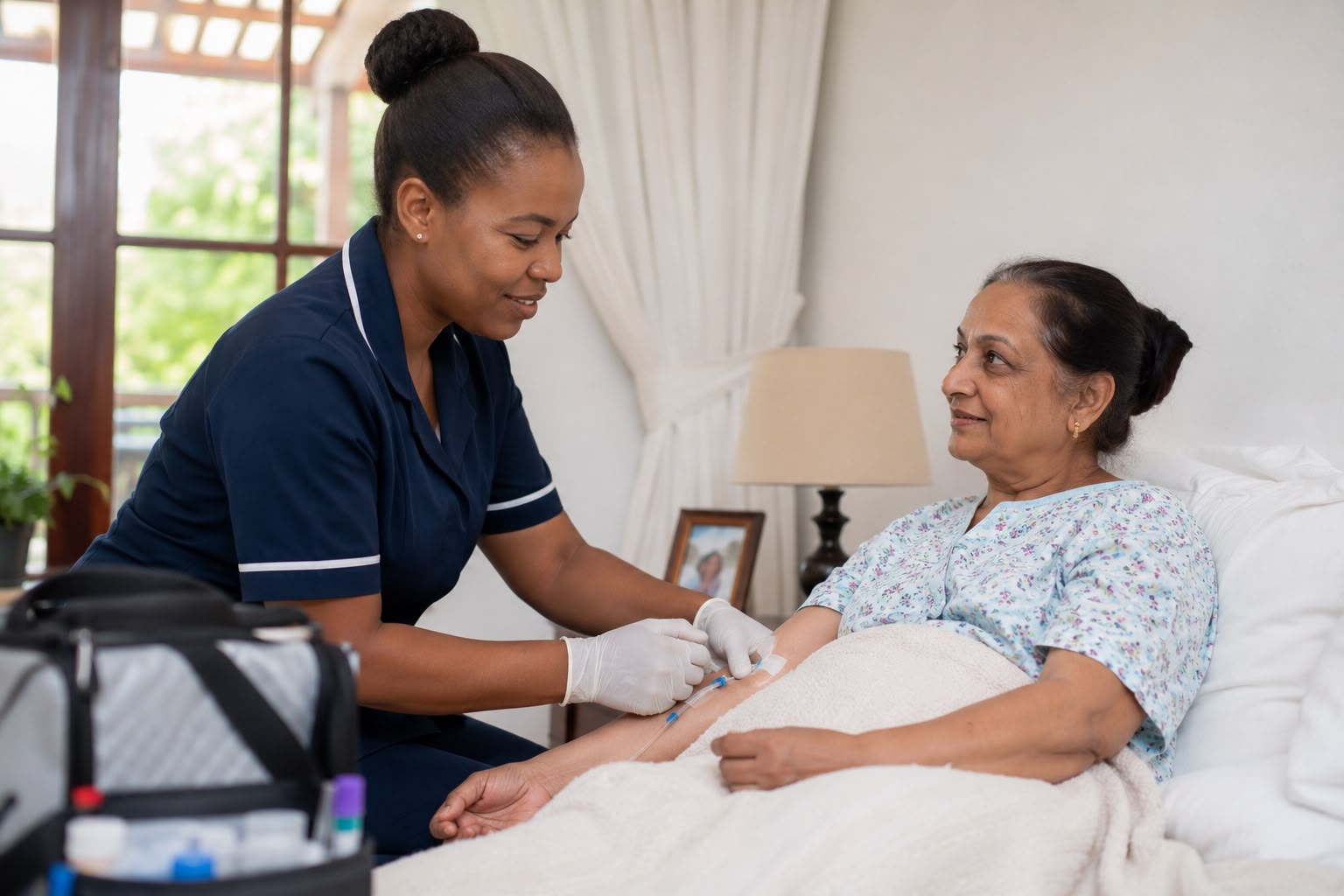 IV therapy at the bedside